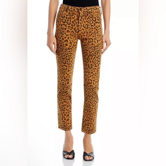 MOTHER The High Rise Rider Ankle Straight Jeans in Hit The Spot 27 - Picture 1 of 16